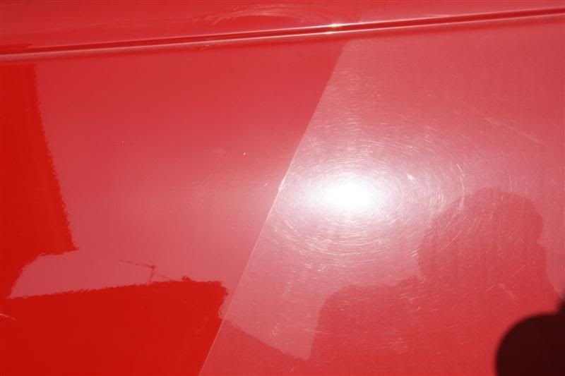 Typical Red Car Paint fade. Detailing World